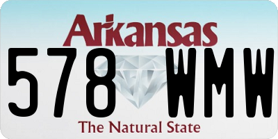 AR license plate 578WMW