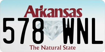 AR license plate 578WNL