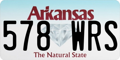 AR license plate 578WRS