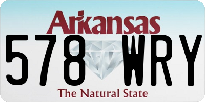 AR license plate 578WRY