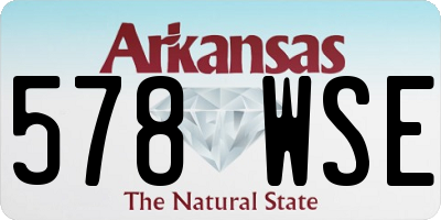AR license plate 578WSE