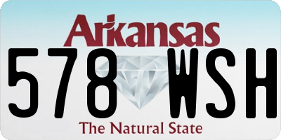 AR license plate 578WSH