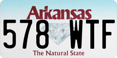 AR license plate 578WTF