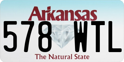 AR license plate 578WTL