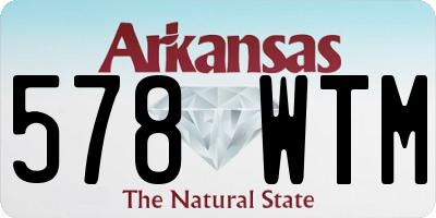 AR license plate 578WTM