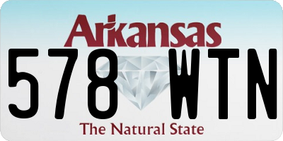 AR license plate 578WTN