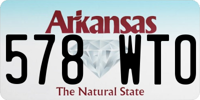 AR license plate 578WTO