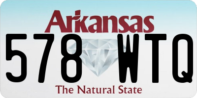 AR license plate 578WTQ