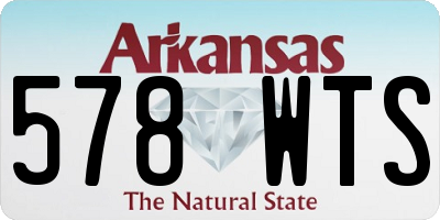 AR license plate 578WTS