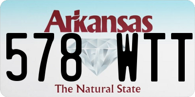 AR license plate 578WTT