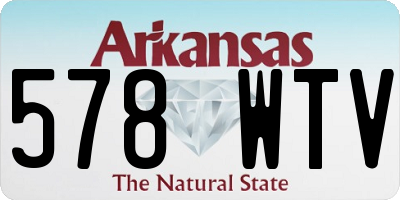 AR license plate 578WTV