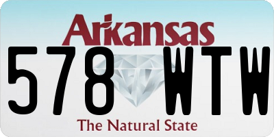 AR license plate 578WTW