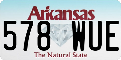 AR license plate 578WUE