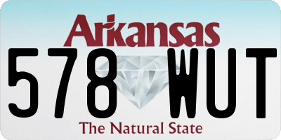 AR license plate 578WUT
