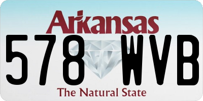 AR license plate 578WVB