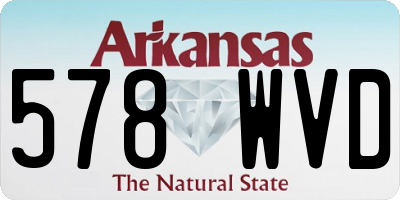 AR license plate 578WVD