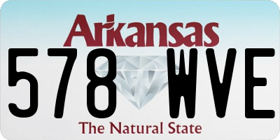 AR license plate 578WVE