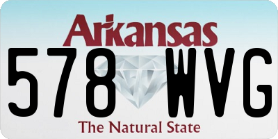 AR license plate 578WVG