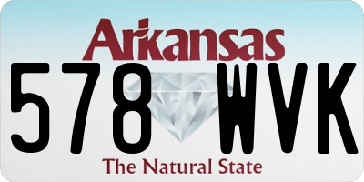 AR license plate 578WVK