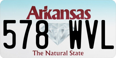 AR license plate 578WVL