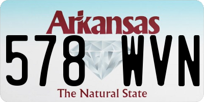 AR license plate 578WVN