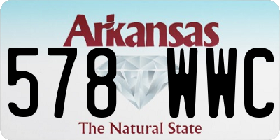 AR license plate 578WWC