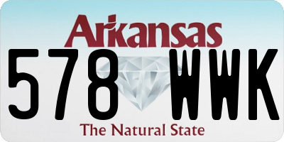 AR license plate 578WWK