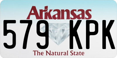 AR license plate 579KPK