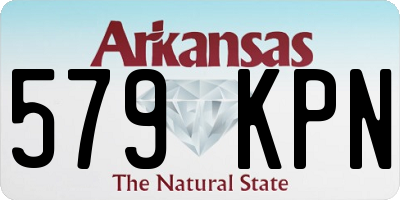 AR license plate 579KPN