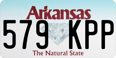 AR license plate 579KPP