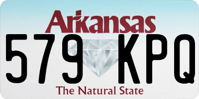 AR license plate 579KPQ