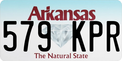 AR license plate 579KPR