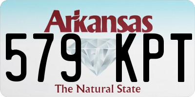 AR license plate 579KPT