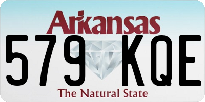 AR license plate 579KQE