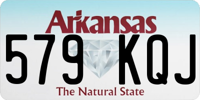 AR license plate 579KQJ