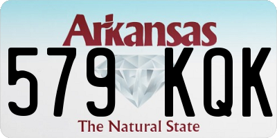 AR license plate 579KQK