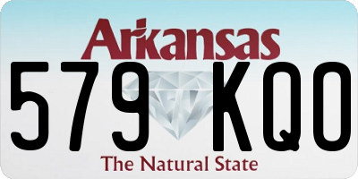 AR license plate 579KQO