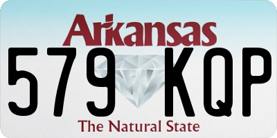 AR license plate 579KQP