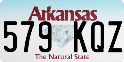 AR license plate 579KQZ