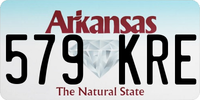 AR license plate 579KRE