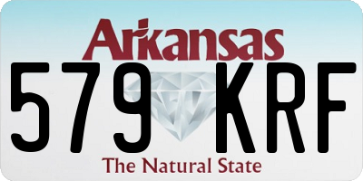 AR license plate 579KRF