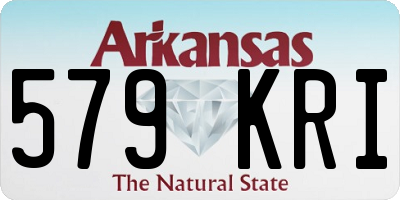 AR license plate 579KRI