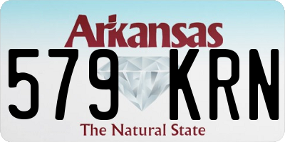 AR license plate 579KRN
