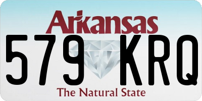 AR license plate 579KRQ