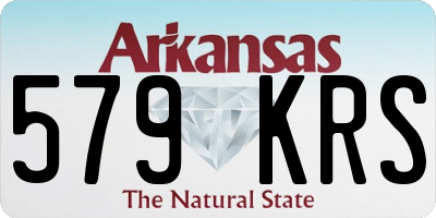 AR license plate 579KRS