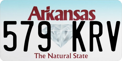 AR license plate 579KRV