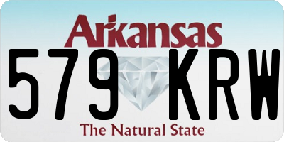 AR license plate 579KRW