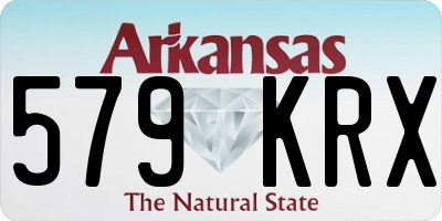 AR license plate 579KRX