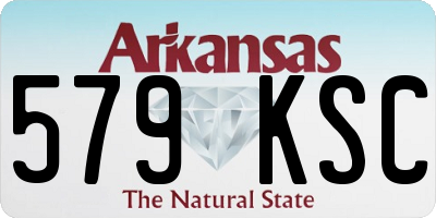 AR license plate 579KSC