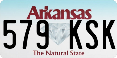 AR license plate 579KSK